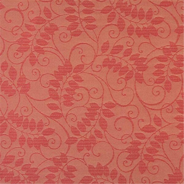 Designer Fabrics 54 In. Wide Red- Floral Vine Outdoor- Indoor- Marine Scotchgarded Fabric F630 - main